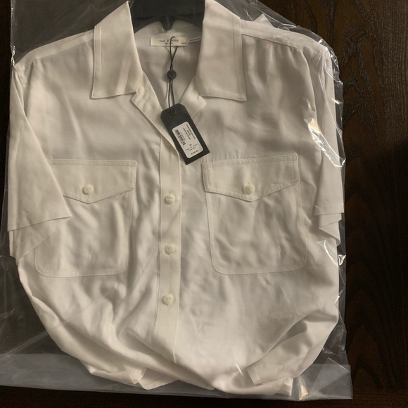 Rag & Bone - Joon Rayon Shirt White - Picture 2 of 3